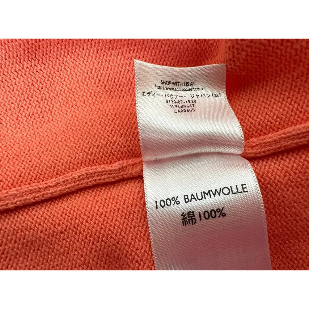 Eddie Bauer Y2K Women's Crewneck 100% Cotton Sweater SZ XL Comfort Heritage